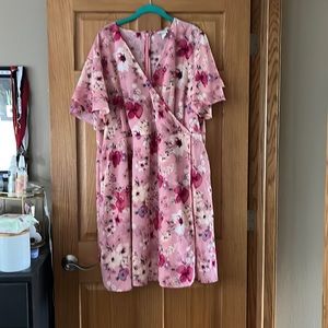 Plus Floral Dress